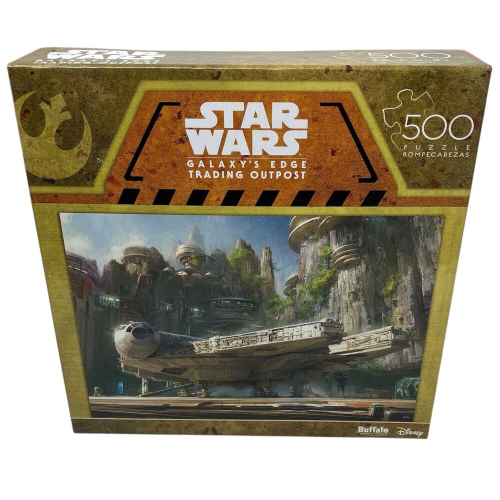 Star Wars Galaxys Edge Trading Outpost 500 Piece Jigsaw Puzzle Disney Buffalo